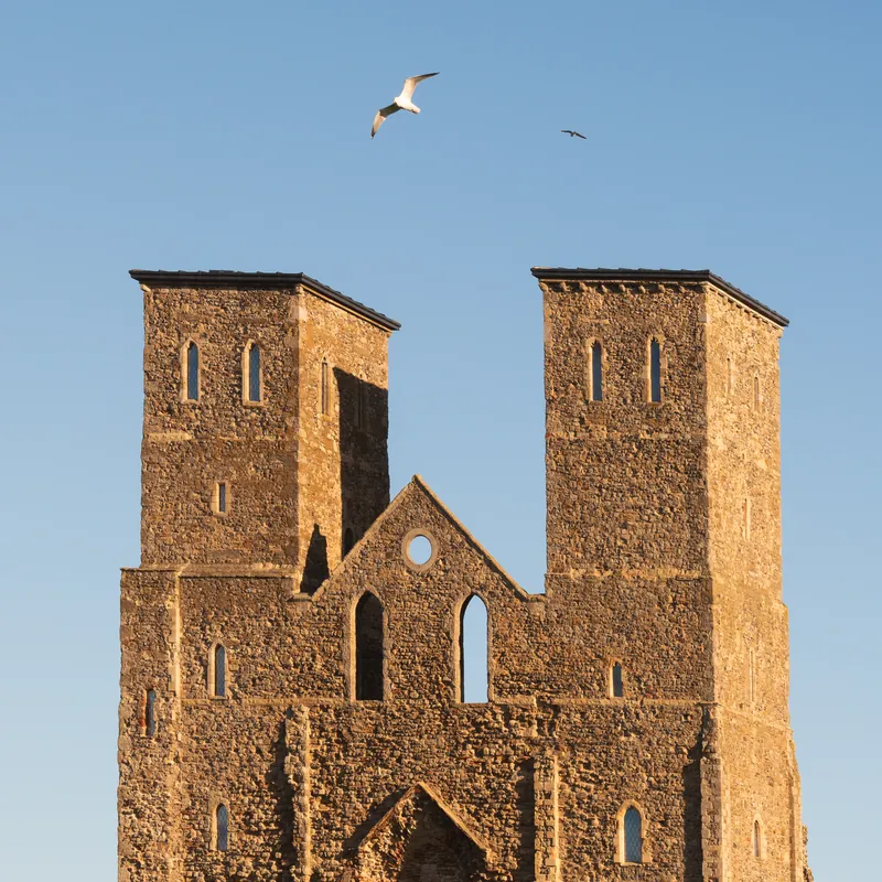 Reculver Towers, Herne Bay. 2024.